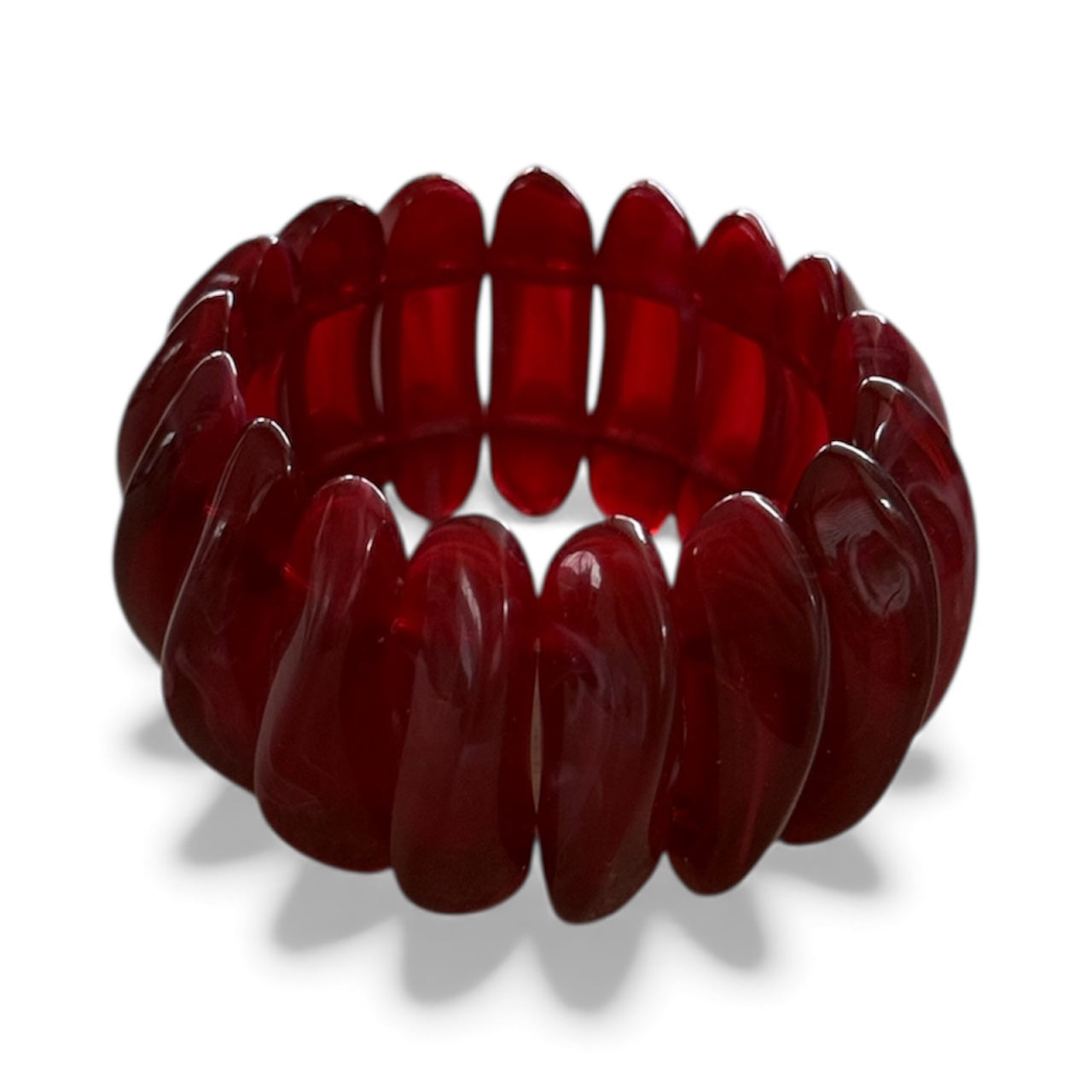Pulsera elastica Vino tinto
